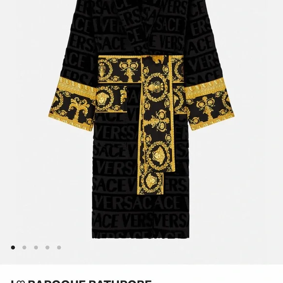 Versace Black and Gold Women's Jacket